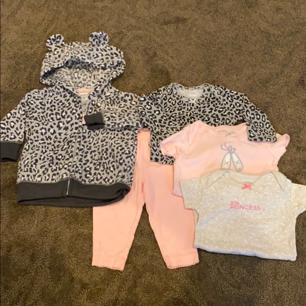 Baby girl clothes set